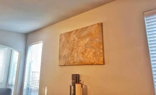 Sat Nam | Oil And Acrylic Painting in Paintings by Soulscape Fine Art + Design by Lauren Dickinson. Item composed of canvas
