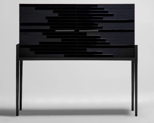 Vind Modern Sideboard in Black | Dresser in Storage by Lara Batista