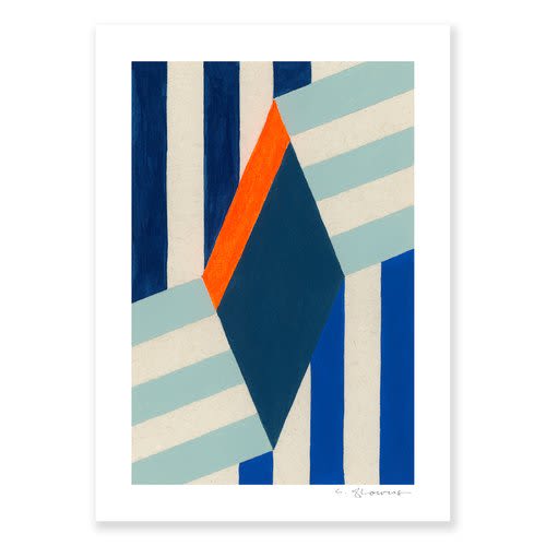 Letter L | Prints by Christina Flowers. Item composed of paper in mid century modern or contemporary style