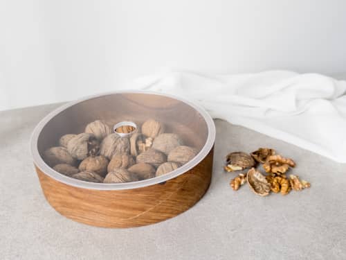 Big Wag Wooden Bowl - Walnut | Dinnerware by Foia. Item made of walnut compatible with boho and contemporary style