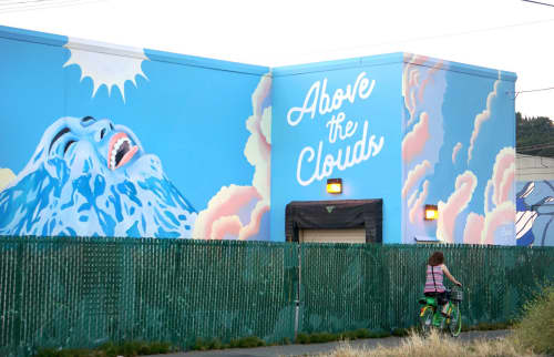 Above The Clouds By Celeste Byers At The Sodo Track, Seattle 