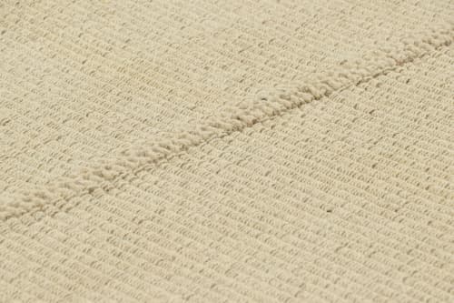 Rug & Kilim’s Contemporary Kilim in Cream White Textural | Area Rug in Rugs by Rug and Kilim