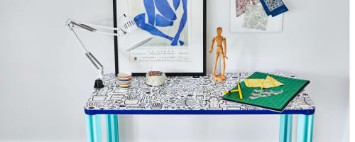 Daydream Desk | Tables by Chassie Studio | Chelsea in New York. Item made of wood with aluminum