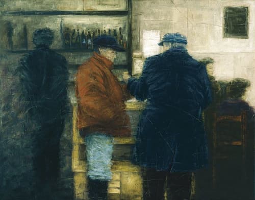 Erica Hopper "Salud" | Oil And Acrylic Painting in Paintings by YJ Contemporary Fine Art | YJ Contemporary Fine Art in East Greenwich. Item composed of canvas