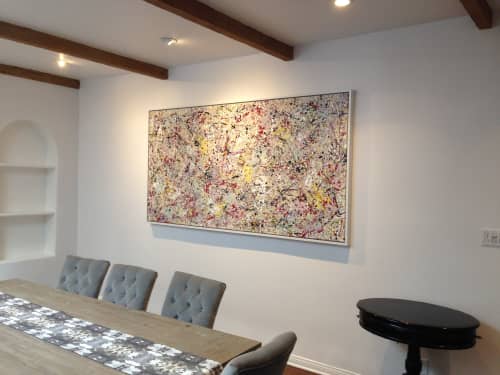 Affaire Printemps No. 2 | Oil And Acrylic Painting in Paintings by Stephen Rowe. Item composed of canvas and synthetic