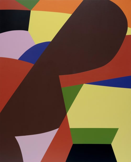 See-parallel | Oil And Acrylic Painting in Paintings by Kotaro Machiyama | arflex in Nagoya. Item made of canvas works with japandi & art deco style