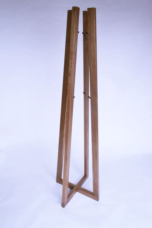 coat rack | Wardrobe in Storage by In Element Designs. Item made of walnut