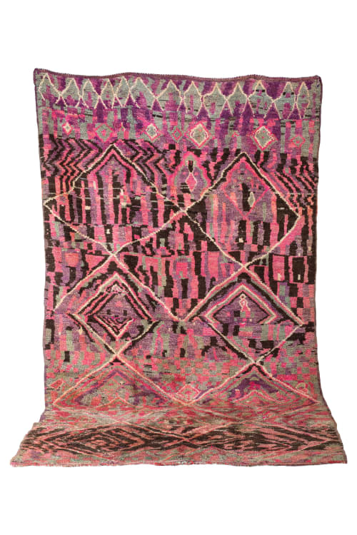 VINTAGE MOROCCAN BOUJAD RUG | Area Rug in Rugs by Kechmara Designs. Item composed of fabric and fiber