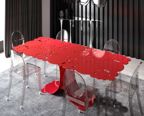 NINFEA Dining Table | Tables by Mavimatt. Item composed of aluminum