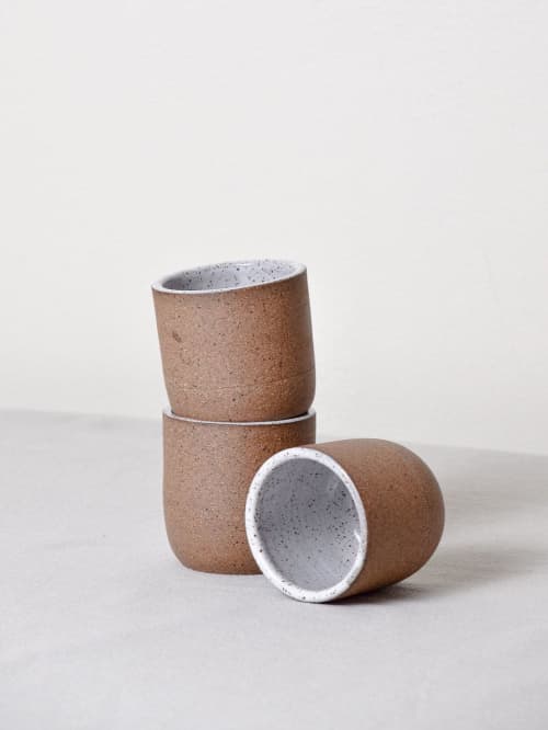 Espresso Tumblers | Cup in Drinkware by Stone + Sparrow Studio. Item made of stoneware