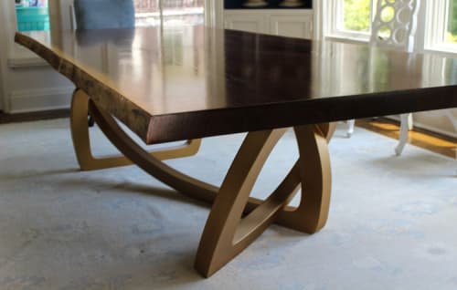 Modern Dining Table by Ney Custom Tables : Design and Fabrication