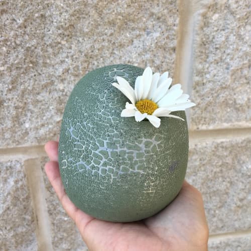 Desert-Rock Vase | Vases & Vessels by Lynne Tan. Item made of ceramic
