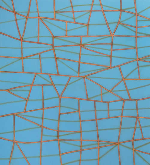 “Shortcut, 2016” | Oil And Acrylic Painting in Paintings by William Nelson McLane | Neiman Marcus in San Francisco. Item made of synthetic