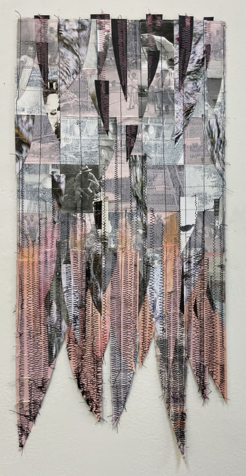 her name | Mixed Media by Susan Smereka. Item composed of paper and fiber in contemporary or modern style