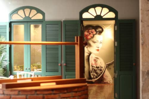 Lady Coco Mural | Murals by Elsa Jeandedieu Studio | LADY COCO PHUKET in Taladyai. Item made of synthetic