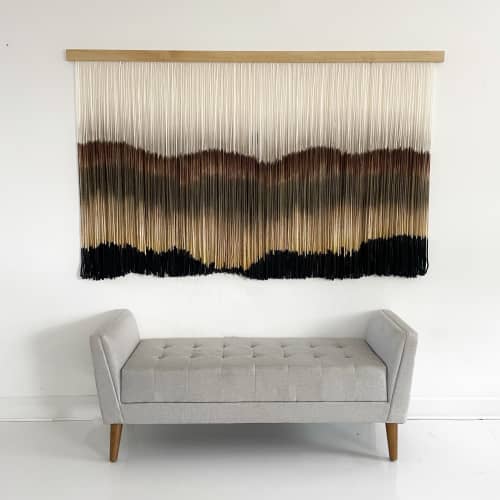 Desert Dust | Tapestry in Wall Hangings by Vita Boheme Studio. Item composed of maple wood & fabric