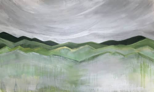 'ASCENT' | Oil And Acrylic Painting in Paintings by Linnea Heide contemporary fine art