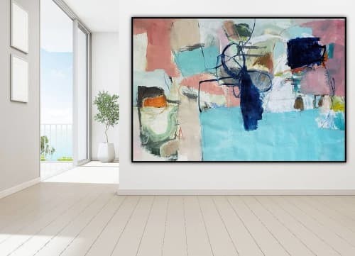 All of the Ships that Never Came | Oil And Acrylic Painting in Paintings by Wendy McWilliams. Item made of synthetic