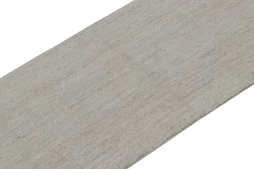 Rug & Kilim’s Contemporary Runner and Textural Rug in Solid | Area Rug in Rugs by Rug and Kilim