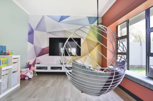 Studio Strirling Bubble by Emerald Black Interiors Project 8 | Swing Chair in Chairs by Studio Stirling. Item composed of steel compatible with minimalism and modern style