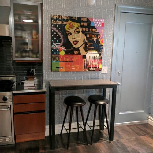 Wonder Woman | Oil And Acrylic Painting in Paintings by Mark Andrew Allen. Item made of synthetic