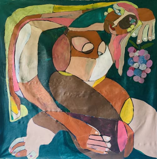 The Sweetness of Life | Oil And Acrylic Painting in Paintings by Tori Swanson. Item composed of canvas and synthetic