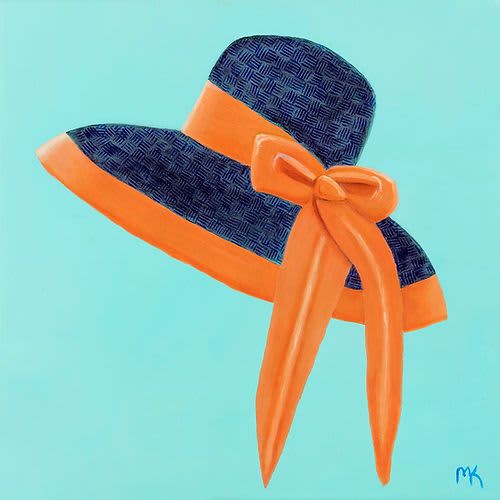 Ladies Sun Hat (Prints) | Paintings by Michelle Keib Art. Item composed of paper