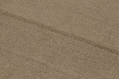 Rug & Kilim's Accent Kilim, Beige Textural Stripes | Area Rug in Rugs by Rug and Kilim