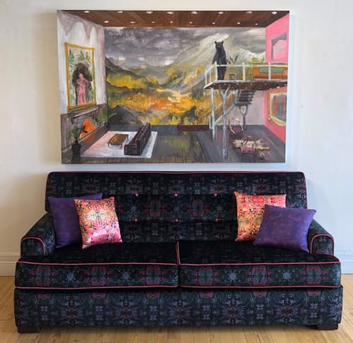 Night Fox Couch | Couches & Sofas by Johnny DeFeo | Visions West Contemporary in Denver. Item made of cotton & fiber