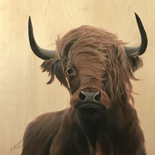 Major Bull | Paintings by Marilyn Landers