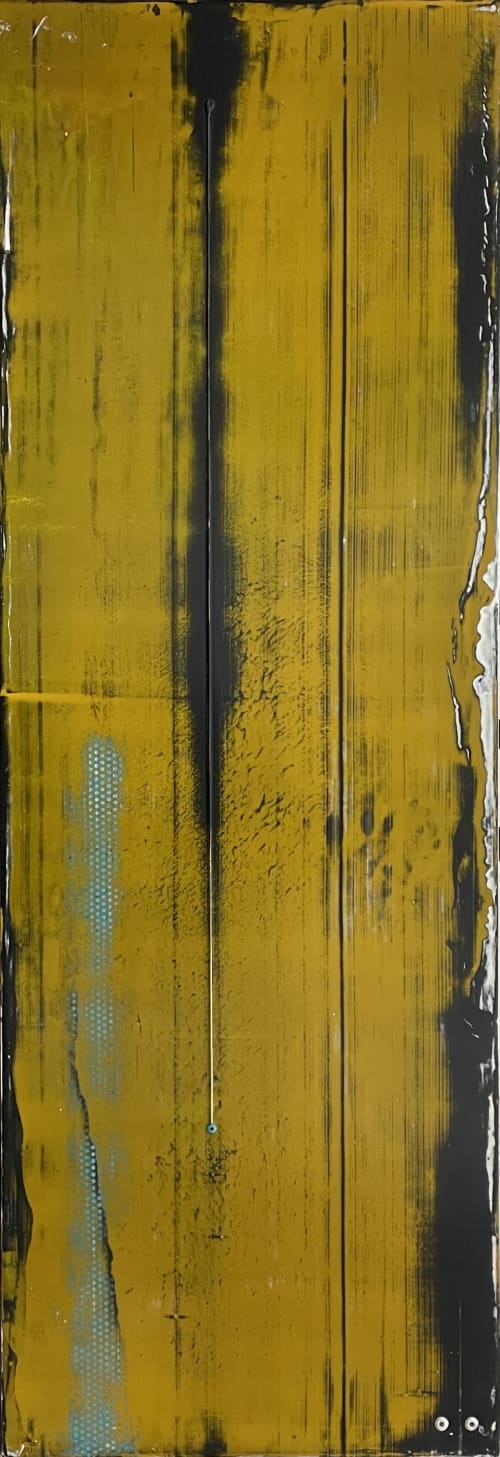 GTR4 | Oil And Acrylic Painting in Paintings by Jonah Burlingame Fine Art. Item made of birch wood with synthetic