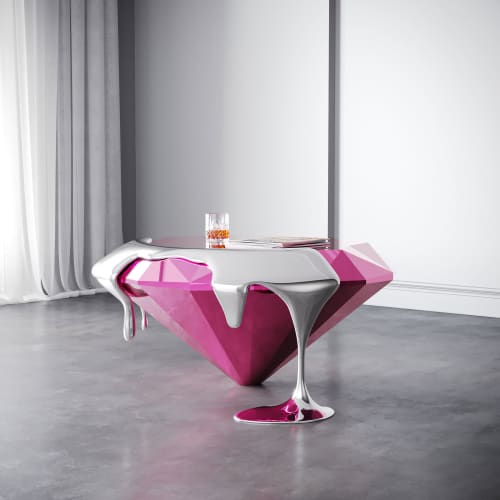 SIERRA Coffee Table | Tables by Mavimatt. Item composed of cement and synthetic