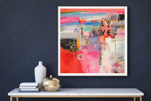 Love 2018 - Fine art Giclée print | Prints by Xiaoyang Galas. Item composed of paper