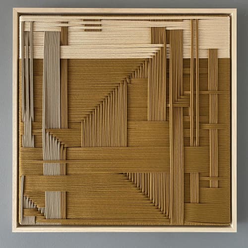 Figurative Caramel | Tapestry in Wall Hangings by Fault Lines. Item made of fiber