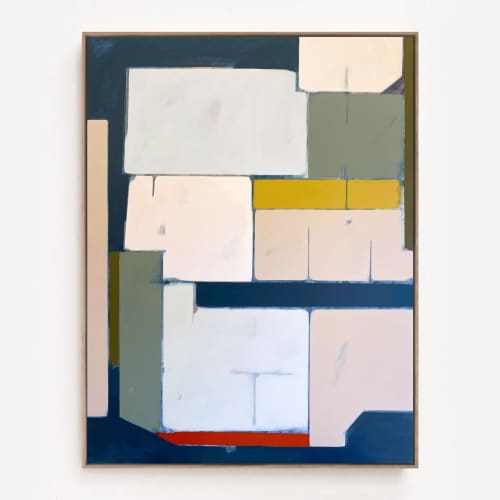 'Afternoon in a Field', original painting by Sarah Kelk | Oil And Acrylic Painting in Paintings by Sarah Kelk. Item composed of canvas & synthetic