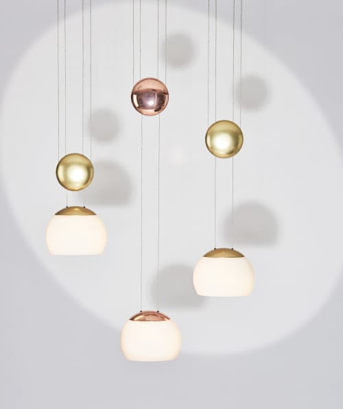 Jojo LED Pendant | Pendants by SEED Design USA. Item composed of steel and glass