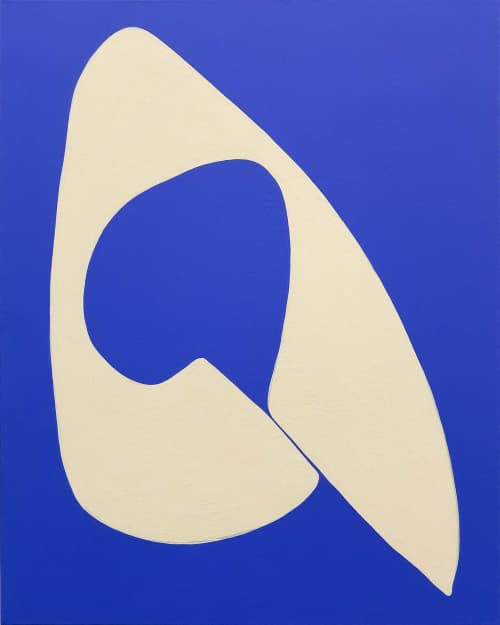 Rough Around The Edges | Oil And Acrylic Painting in Paintings by Kate Wilson Fine Art. Item composed of canvas compatible with minimalism and modern style
