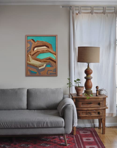 Wall Art - Birth | Wall Sculpture in Wall Hangings by Alexandra Cicorschi | San Francisco in San Francisco