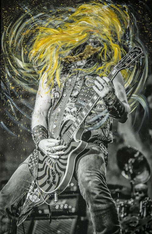 Rock Ink. - Zakk Wylde | Photography by Pete Kasprzak. Item made of canvas