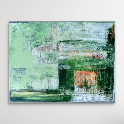 Feels Like Paris in Spring | Oil And Acrylic Painting in Paintings by Jacob von Sternberg Large Abstracts. Item made of canvas with synthetic