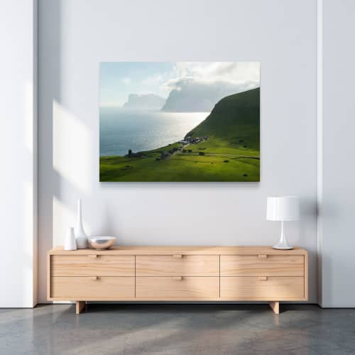 Trøllanes, Faroe Islands | Photography by Tommy Kwak. Item made of paper works with minimalism style