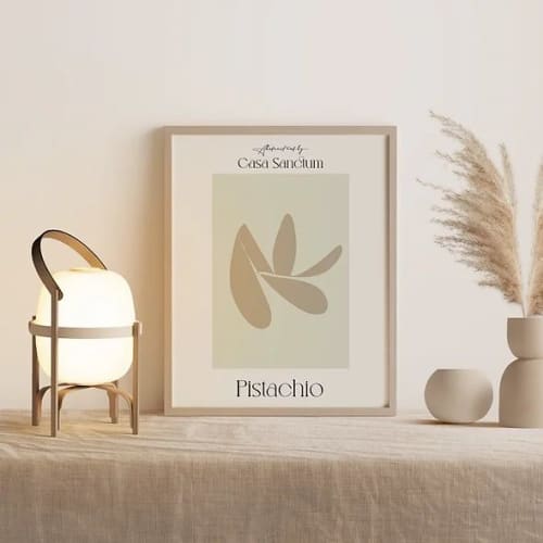 Pistachio | Prints by Casa Sanctum. Item made of paper works with minimalism & contemporary style