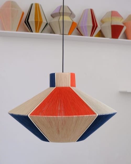 Custom made | Pendants by WeraJane Design. Item composed of cotton & steel