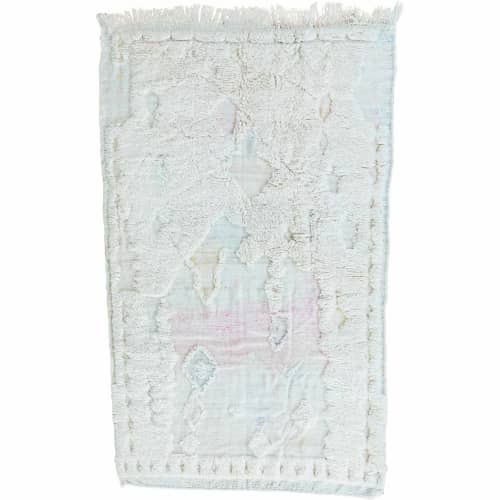 The Wandering Earth Vintage Moroccan Rug 5'x8' (Wool) | Area Rug in Rugs by Coco Carpets. Item composed of cotton
