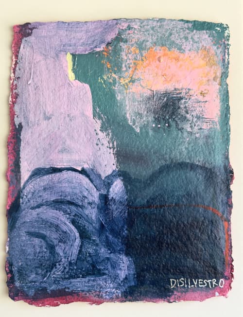 A Good Glow - Dream Life painting collection | Oil And Acrylic Painting in Paintings by Lizzie DiSilvestro. Item made of cotton with paper works with boho & contemporary style