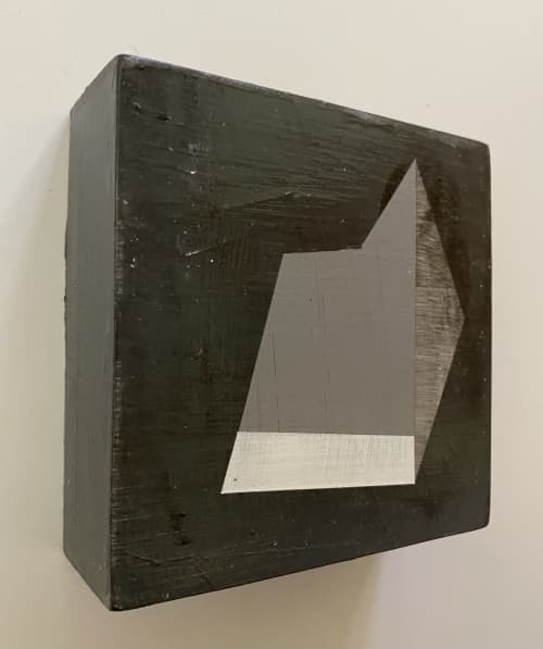 Seven - Small Format Painting | Mixed Media by Ramon I. Bonilla. Item composed of wood in minimalism or contemporary style