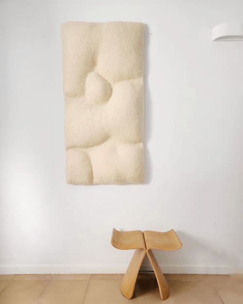 Relief | Wall Sculpture in Wall Hangings by Anna Carmona. Item composed of wool & fiber