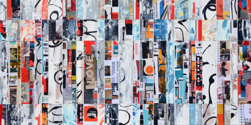 Equanimity Expression Series, This is a Love Story | Mixed Media by Andrzej Michael Karwacki. Item composed of birch wood and synthetic