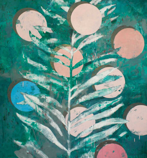 Immersion II | Oil And Acrylic Painting in Paintings by Glib Franko. Item composed of canvas compatible with minimalism and contemporary style