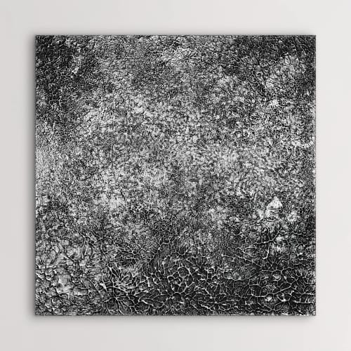 Underground (SOLD) | Oil And Acrylic Painting in Paintings by Alessia Lu. Item made of canvas works with minimalism & contemporary style